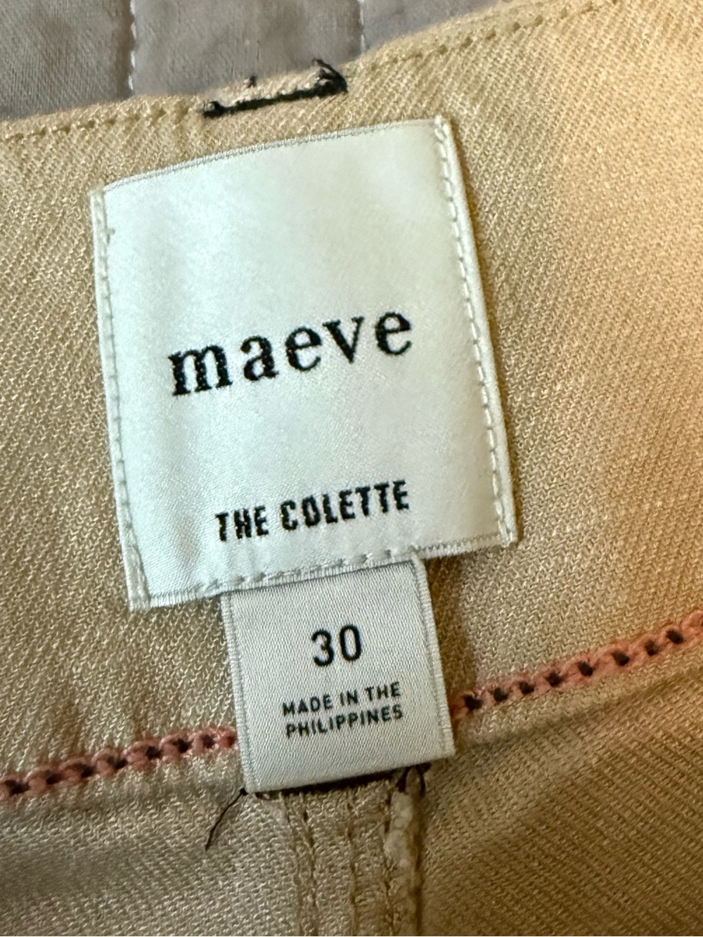 NWT Maeve The Colette Cropped Wide- Leg Pants w/ Contrast Stitching Linen - Picture 10 of 14